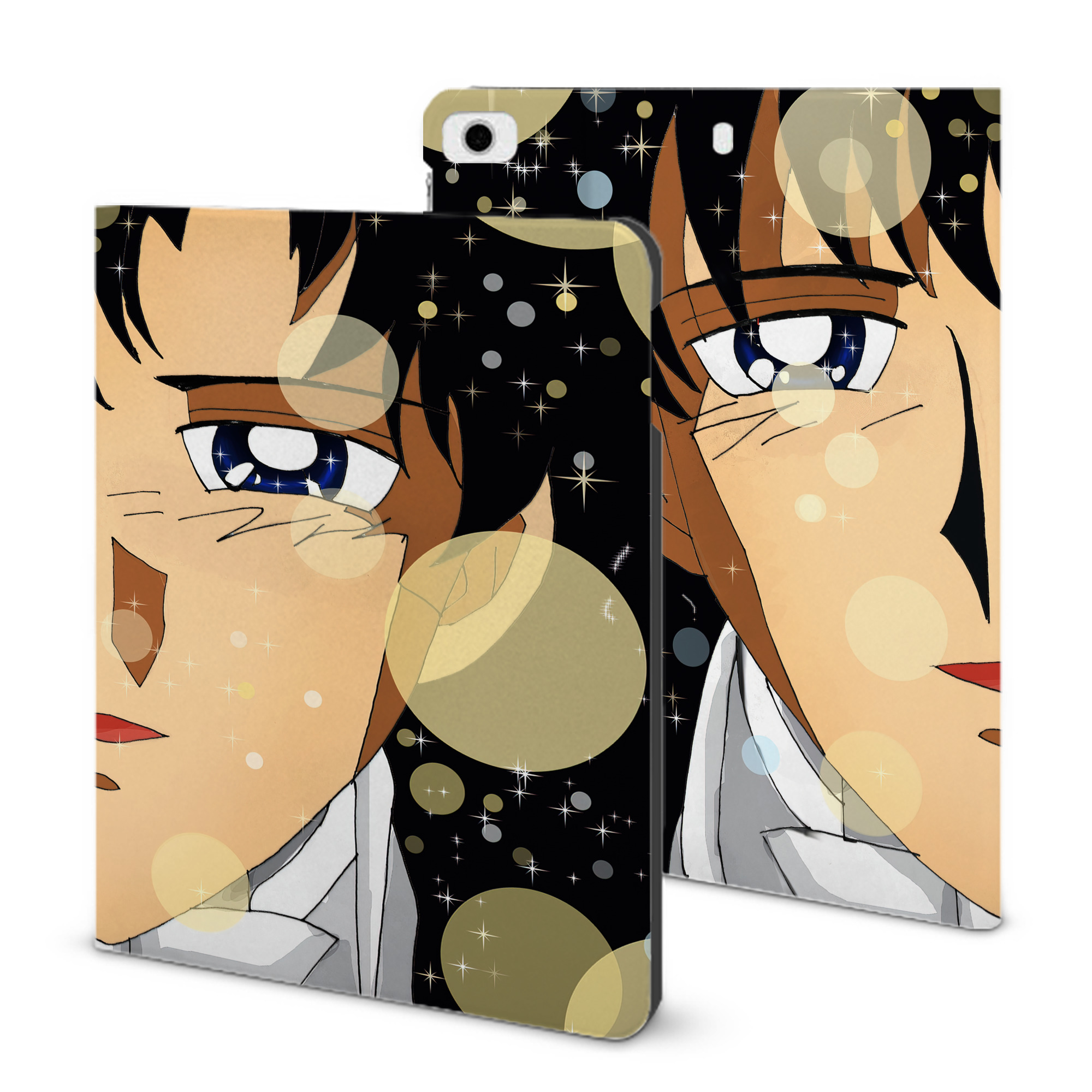 （画像用） 美少女戦士セーラームーン Sailor Moon IPad ケース ブック型 PUレザー TPU 耐衝撃 軽量 薄型 ペン収納なし 全面保護 IPad 各モデル対応